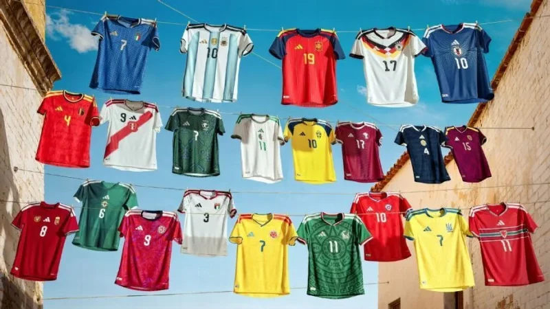 Colección de camisetas locales de Adidas para el Mundial 2026. Foto: ESPN