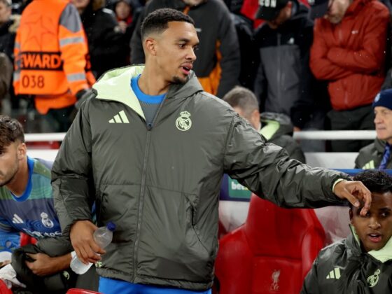 El jugador del Real Madrid Trent Alexander-Arnold en Anfield, Liverpool Reino Unido. EFE/EPA/ADAM VAUGHAN