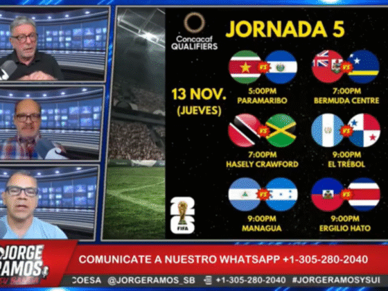 Jorge Ramos y su Banda analizan el cierre de las Eliminatorias Concacaf. Captura de pantalla.