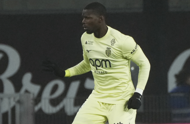 Paul Pogba en su primer partido oficial con el Mónaco. / Instagram: @asmonaco