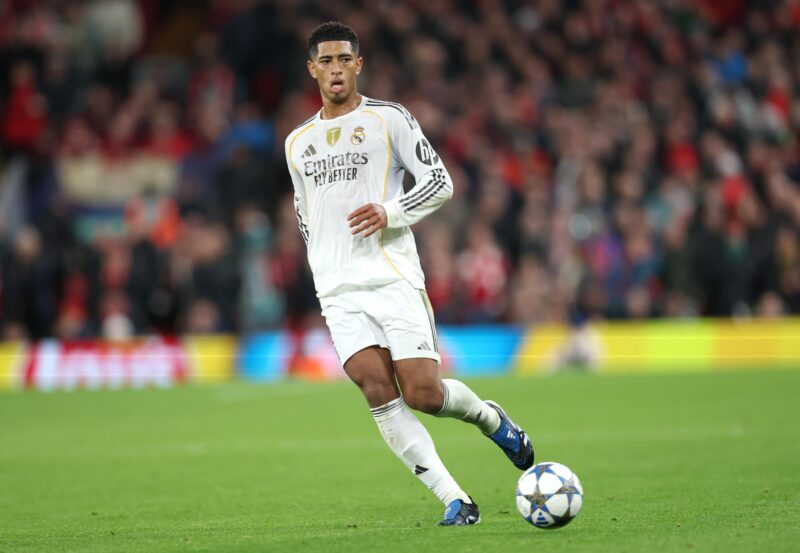 Jude Bellingham durante el partido de la UEFA Champions League que han jugado Liverpool FC y Real Madrid, en Liverpool, Reino Unido. EFE/EPA/ADAM VAUGHAN LaLiga