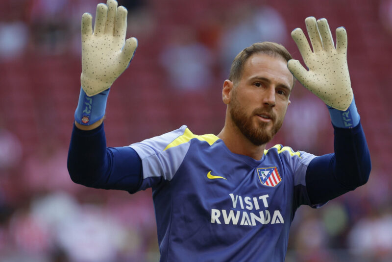 El portero del Atlético de Madrid, el esloveno Jan Oblak. EFE/ Mariscal