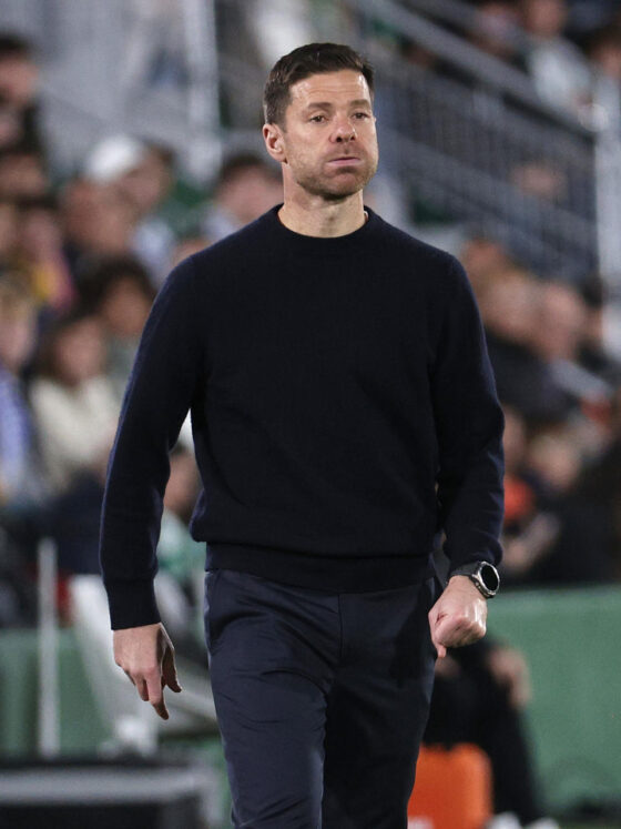 El entrenador del Real Madrid Xabi Alonso en foto de archivo de Manuel Bruque. EFE