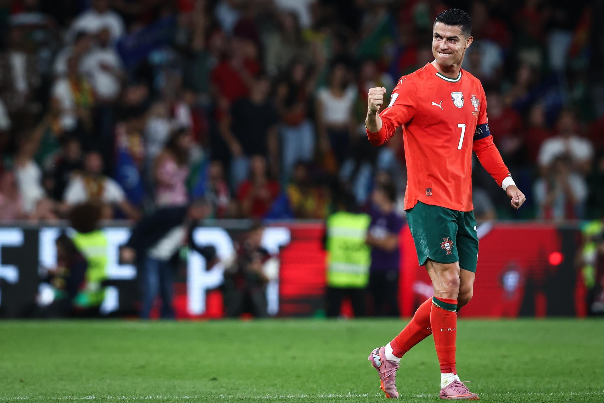Caída de la reventa del México vs Portugal por ausencia de CR7 Cristiano Ronaldo durante un partido con Portugal el pasado 14 de octubre. EFE/EPA/RODRIGO ANTUNES
