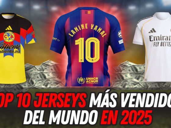 VIDEO: Los 10 jerseys de fútbol más vendidos del mundo en 2025