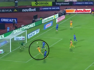 El increíble fallo de Ángel Correa en el Cruz Azul vs. Tigres