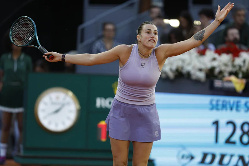 Aryna Sabalenka, número uno de la WTA