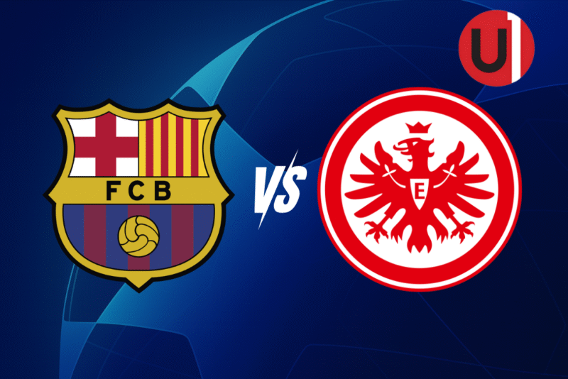 Champions League: FC Barcelona vs. Eintracht Frankfurt. Unanimo Deportes.