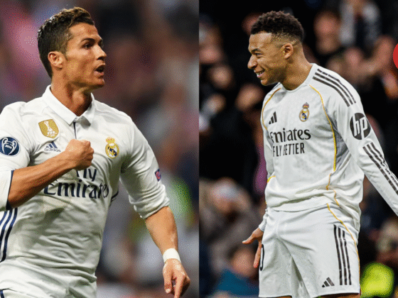 Cristiano Ronaldo y Kylian Mbappé. Unanimo Deportes.