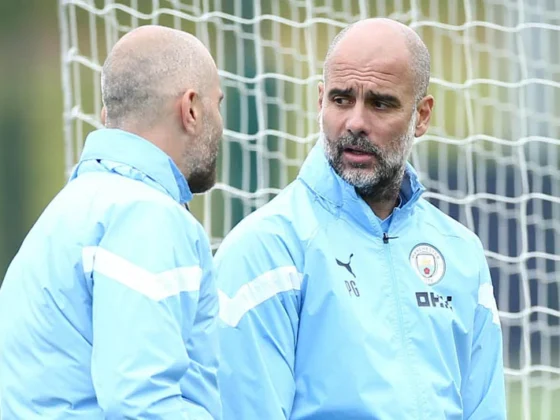 Enzo Maresca y Pep Guardiola