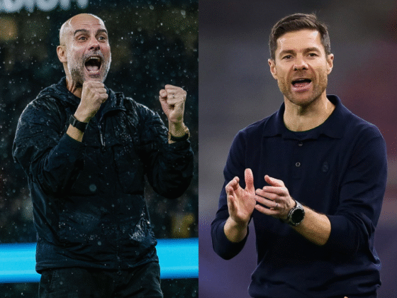Pep Guardiola y Xabi Alonso. Unanimo Deportes.
