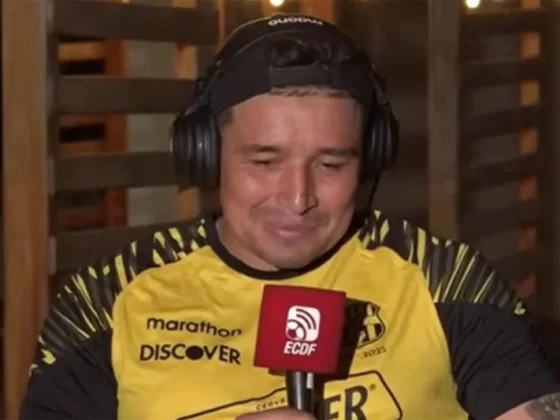 Mario Pineida, jugador del Barcelona de Guayaquil