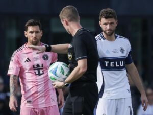 El inusual gesto de hizo Messi en la final de la MLS y grabó la RefCam
