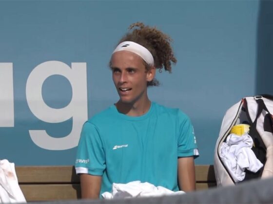 Mika Brunold, joven promesa del tenis suizo