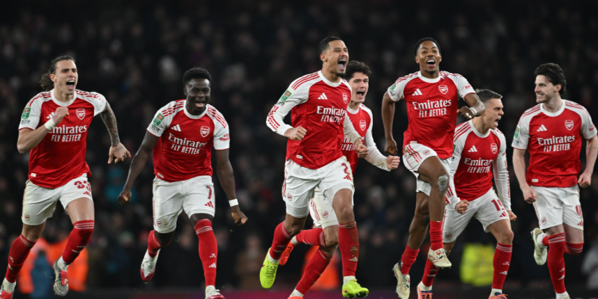 Kepa se viste de héroe en una batalla épica de penaltis Foto en X de @Arsenal