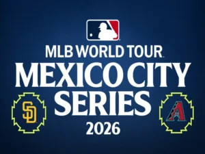 La MLB regresa con la Mexico City Series 2026. Se enfrentarán los Padres y los D-backs. Foto: MLB