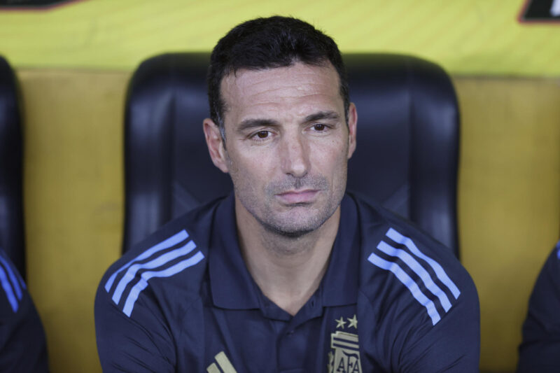 Los 3 retos de la Argentina de Messi para lograr el bicampeonato El entrenador de la selección argentina de fútbol, Lionel Scaloni EFE/ José Jácome