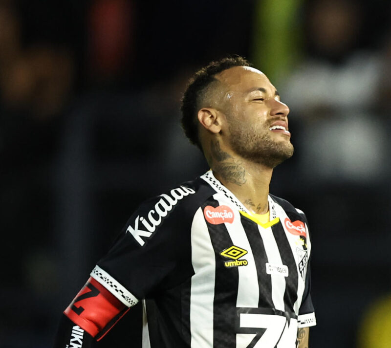 Neymar de Santos, en una imagen de archivo. EFE/ Isaac Fontana