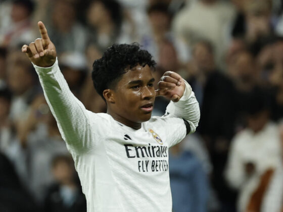 El delantero brasileño Endrick, cedido por el Real Madrid al Olympique Lyon. EFE/Chema Moya