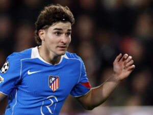Julián Alvarez, delantero argentino del Atlético de Madrid. EFE/EPA/MAURICE VAN STEEN