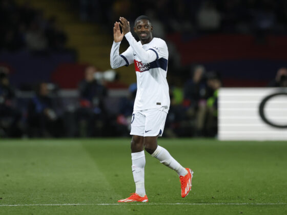 El delantero del PSG, Ousmane Dembélé, elegido el mejor deportista del año en Francia. EFE/Alberto Estévez/Archivo