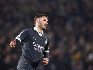 El mexicano Santiago Giménez, delantero del Milan. EFE/EPA/SEM VAN DER WAL/Archivo