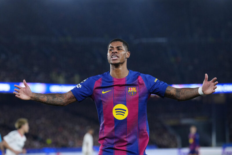 El delantero británico del Barcelona Marcus Rashford. EFE / Alejandro García