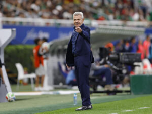 Fotografía del 14 de octubre de 2025 en la que se observa al DT de la Selección Mexicana, Javier Aguirre. EFE/Francisco Guasco