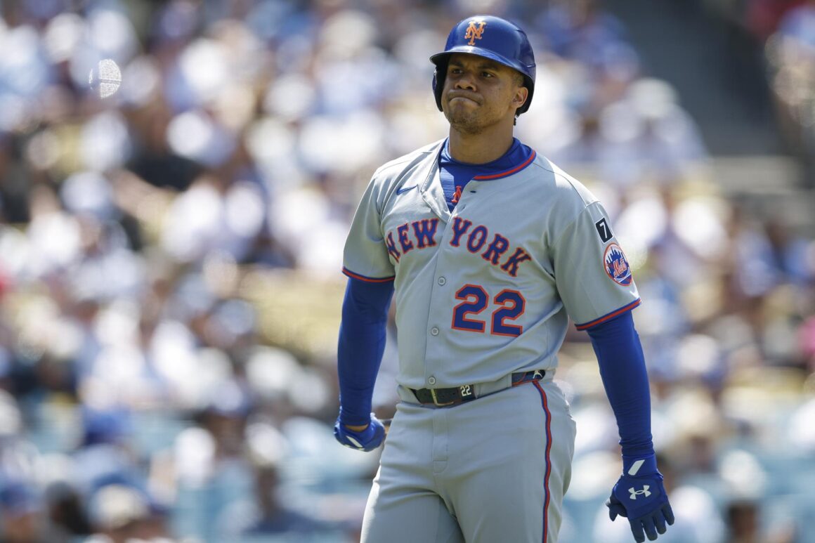 Fotografía de archivo de Juan Soto con los Mets de Nueva York. EFE/CAROLINE BREHMAN