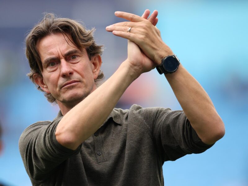 Fotografía de Adam Vaughan, en la que puede verse en una imagen de archivo del 23 de agosto de 2025 al entrenador del Tottenham, Thomas Frank, durante un partido. EFE *Sólo uso editorial*