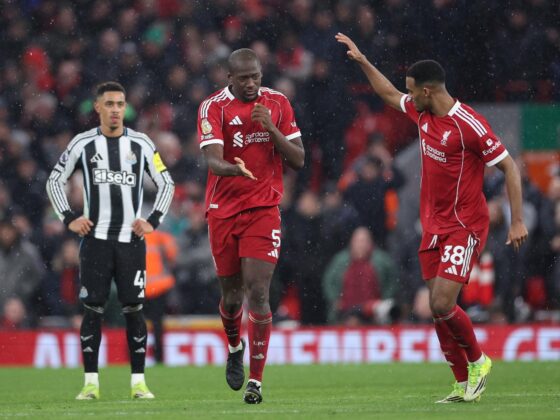 LIVERPOOL (United Kingdom), 31/01/2026.- Ibrahima Konate of Liverpool (C)Reino Unido