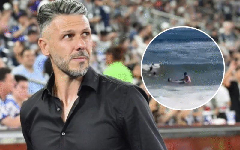 Martín Demichelis casi muere ahogado. Unanimo Deporets.