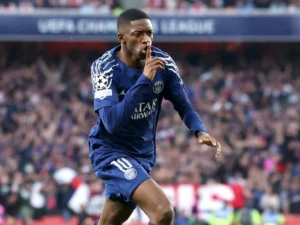 Dembélé, delantero del París Saint-Germain