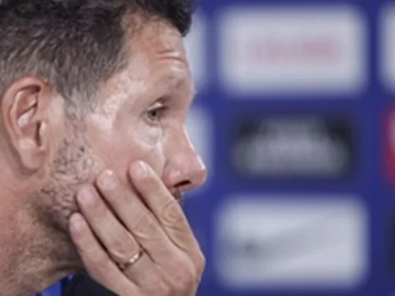 Diego Simeone, técnico del Atlético de Madrid