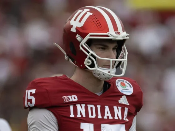 Fernando Mendoza, jugador de la Universidad de Indiana