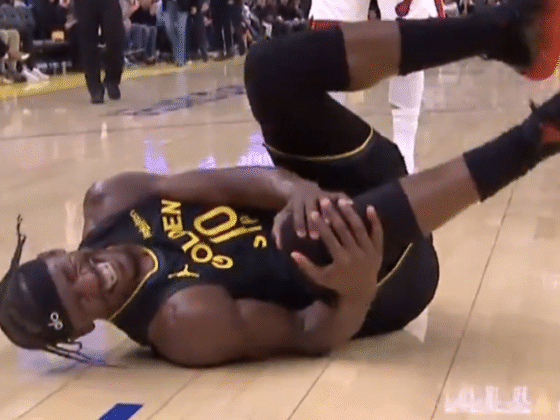 Lesión de gravedad de Jimmy Butler. Captura de pantalla.