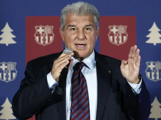 Joan Laporta, presidente del Club Barcelona