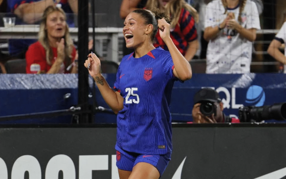 Trinity Rodman, jugadora de Washington Spirits y de la NWSL. / Instagram: @trinity_rodman