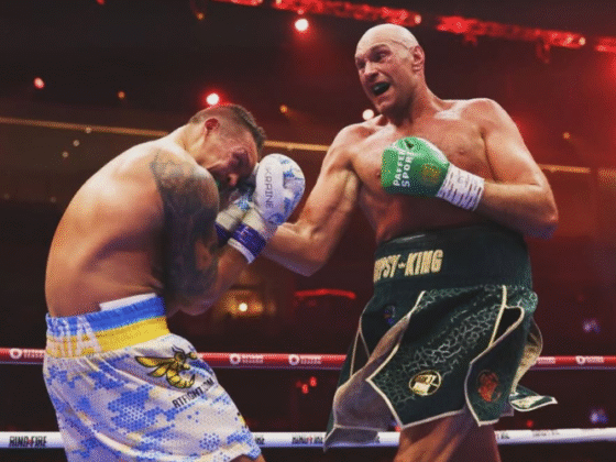 Tyson Fury durante un combate. Instagram: @tysonfury