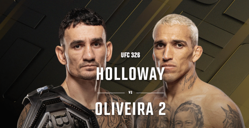 El calendario de UFC en 2026, todas las peleas y eventos UFC: Holloway vs. Oliveira 2. Captura de pantalla.