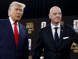 Mundial 2026: Donald Trump y Gianni Infantino. Foto de archivo.