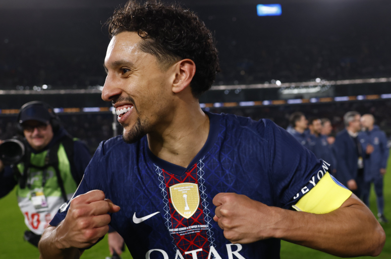 PSG consigue el sextete de forma agónica y se mete en la historia Marquinhos PSG.Foto en X de @PSG_inside