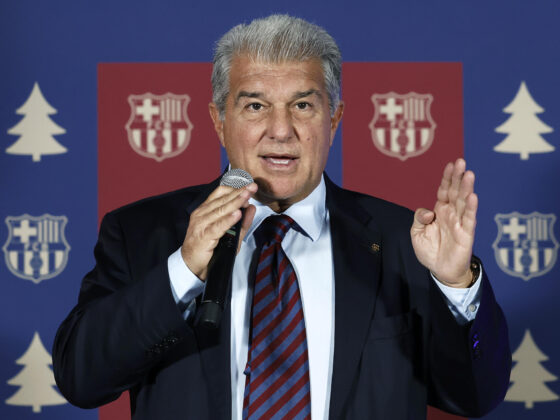 Foto de archivo del presidente del FC Barcelona, Joan Laporta. EFE/Andreu Dalmau