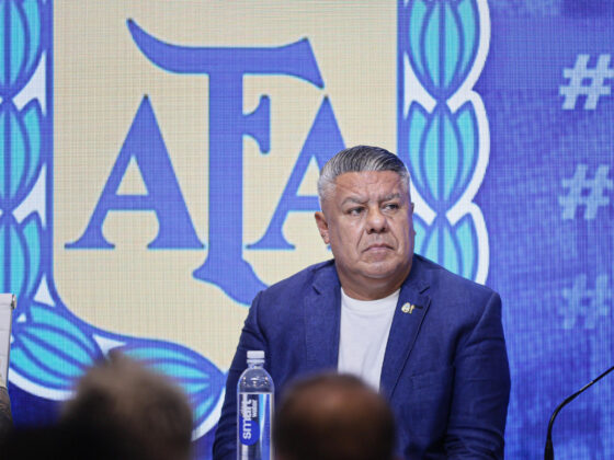 El presidente de la Asociación del Fútbol Argentino (AFA), Claudio Tapia, en una imagen de archivo. EFE/ Luciano González