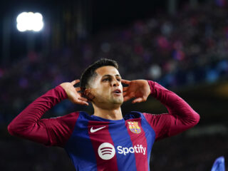 El defensa portugués Joao Cancelo en foto de archivo de Siu Wu. EFE