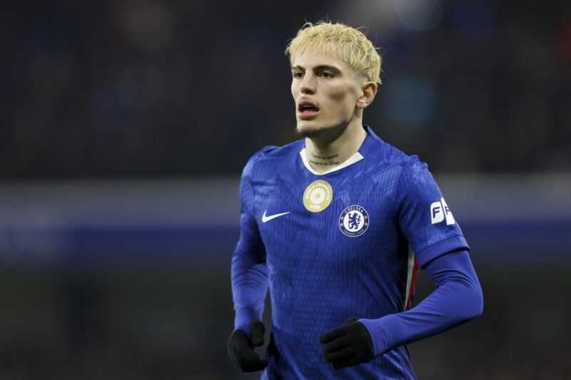 El jugador del Chelsea Alejandro Garnacho en foto de archivo de DAVID CLIFF. EFE/EPA