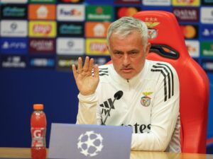 El jugador del Benfica Jose Mourinho en Seixal, Portugal. EFE/EPA/RUI MINDERICO