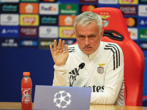 El jugador del Benfica Jose Mourinho en Seixal, Portugal. EFE/EPA/RUI MINDERICO