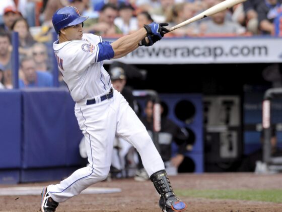 Fotografía de archivo de 2008 en la que se observa al entonces jugador de los Mets de Nueva York Carlos Beltrán. EFE/JUSTIN LANE