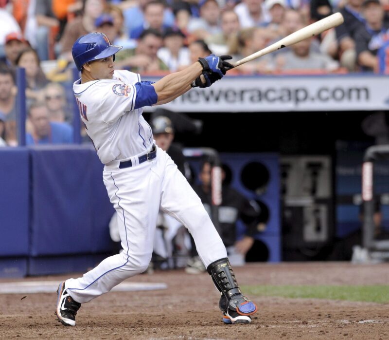 Fotografía de archivo de 2008 en la que se observa al entonces jugador de los Mets de Nueva York Carlos Beltrán. EFE/JUSTIN LANE